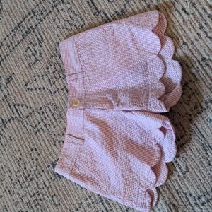 Lilly Pulitzer | Pink Gingham Scalloped Buttercup Short